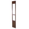 Dog Door for Sliding Glass Door, 75 7/8 to 80 11/16 in Adjustable Height, Aluminum Alloy Frame with Rotating Hinges, Lock Design