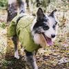 Dog Coats Small Waterproof,Warm Outfit Clothes Dog Jackets Small,Adjustable Drawstring Warm And Cozy Dog Sport Vest-Green size L