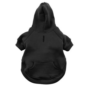 Flex-Fit Dog Hoodie (Color: Black, size: 4X-Large)