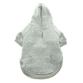 Flex-Fit Dog Hoodie (Color: Gray, size: X-Large)
